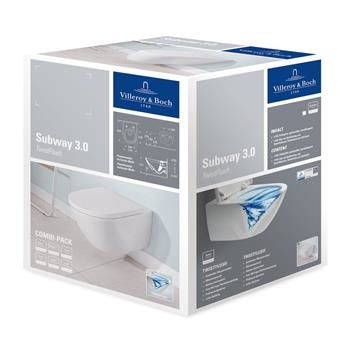 Villeroy & Boch 4670 Subway 3.0 C+ sampak Inkl. Softclose toiletsæde